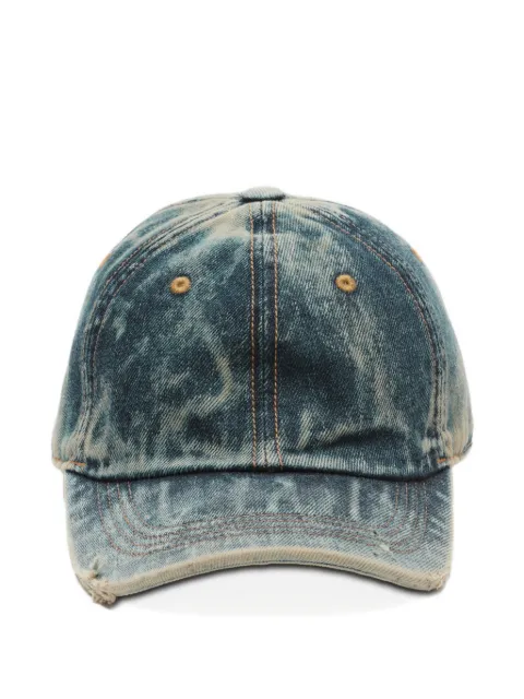 Acne Studios gorra con efecto envejecido