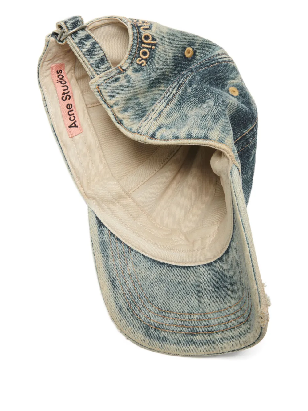 Acne Studios distressed cap - Blauw