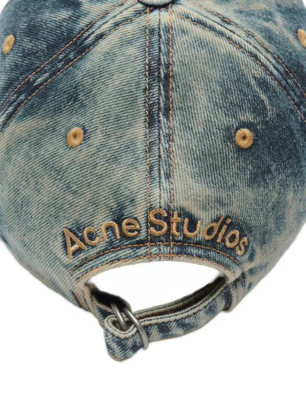 Acne Studios ダメージ キャップ | ブルー | FARFETCH JP