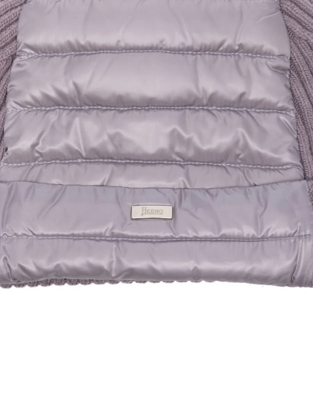 Herno Panelled Beanie In Brown