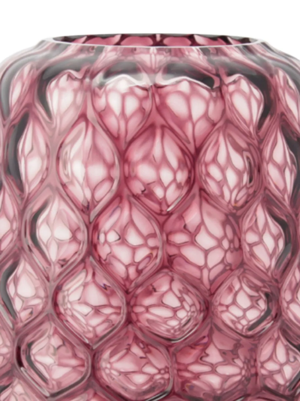 XLBoom Kuro Prism glazen vaas (29 cm x 21 cm) - Rood