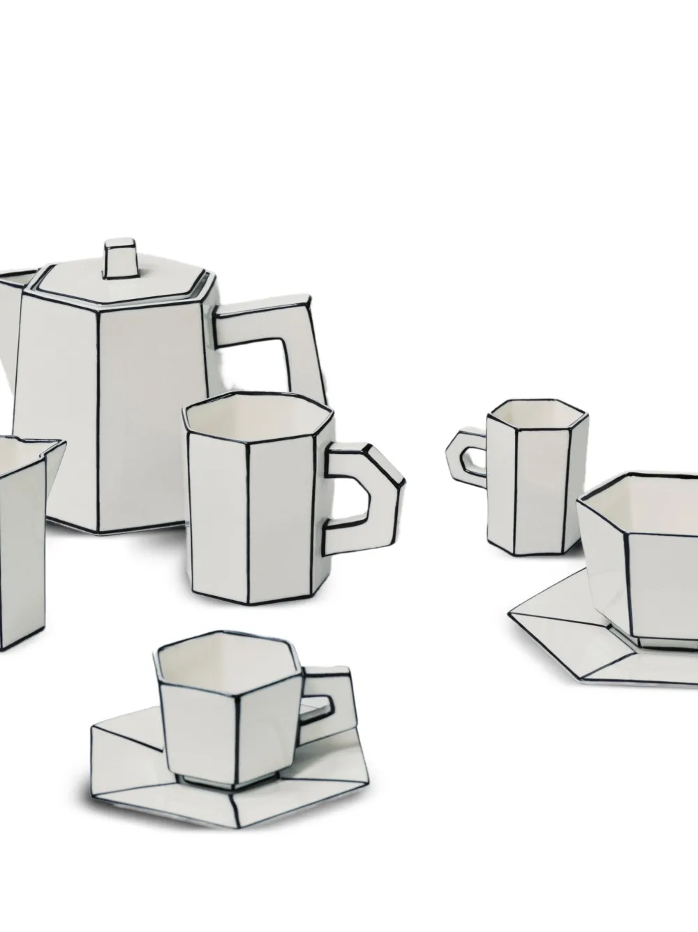 Serax Carte Blanche Porcelain Teapot In White