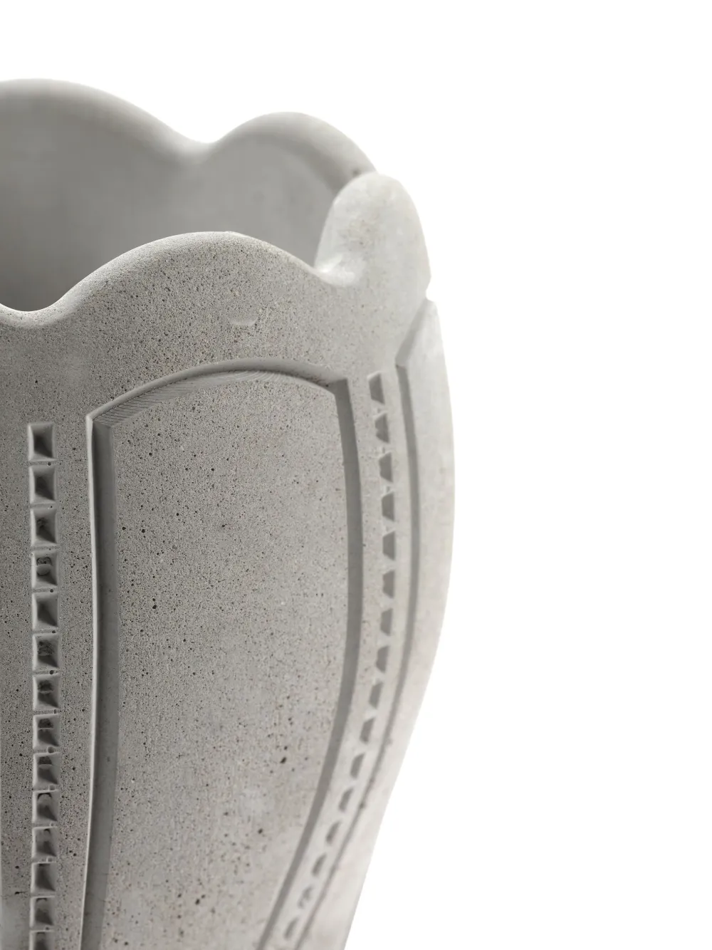 Serax Josephine vaas met gewelfd detail - Grijs