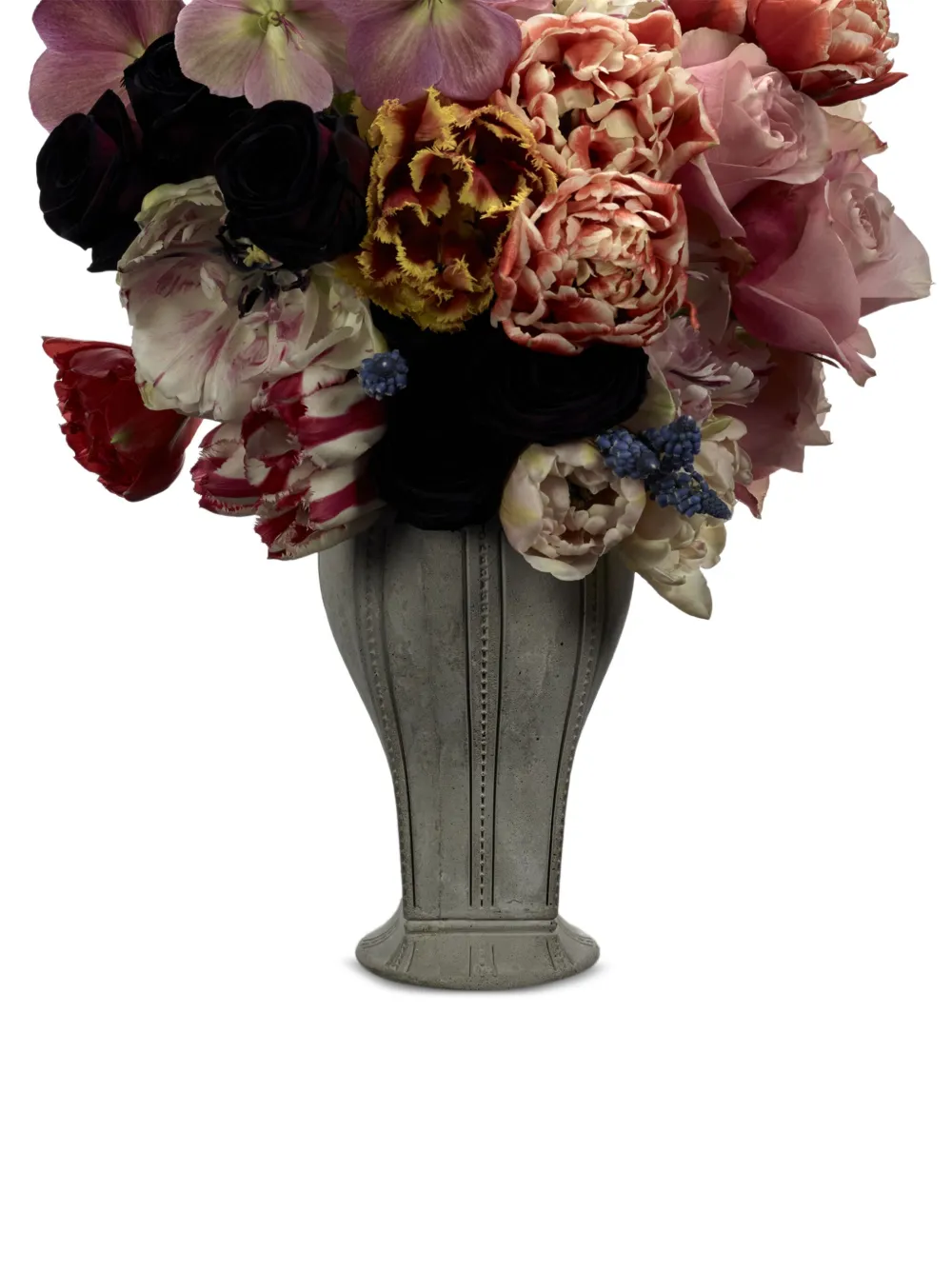  Serax Josephine Scalloped-detail Vase - Grey 