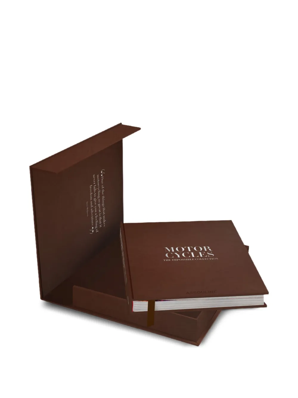 Assouline Motorcycle The Impossible Collection Book In Brown