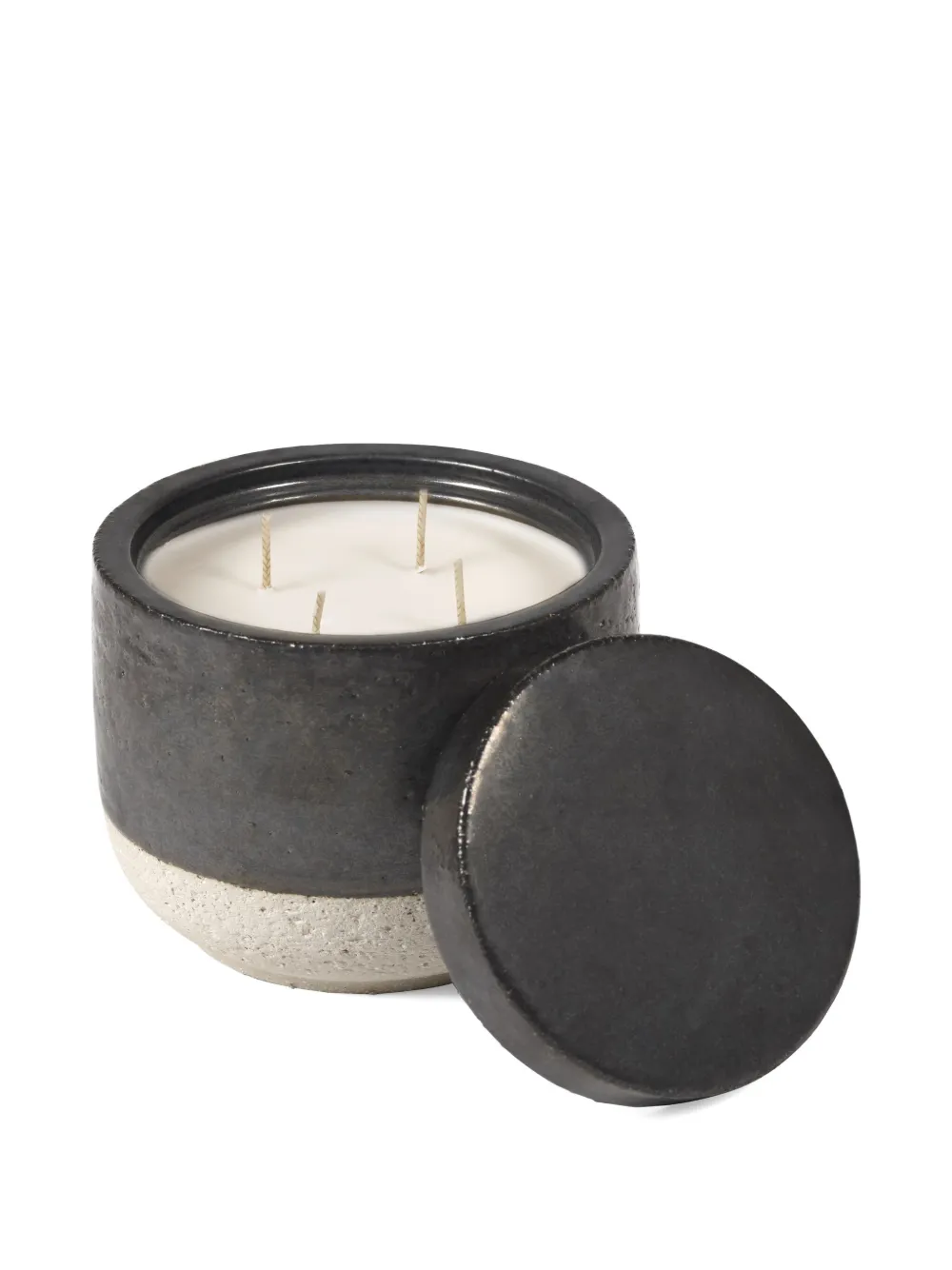 Serax X Studio Piet Burning Wood Ceramic Candle In Gray
