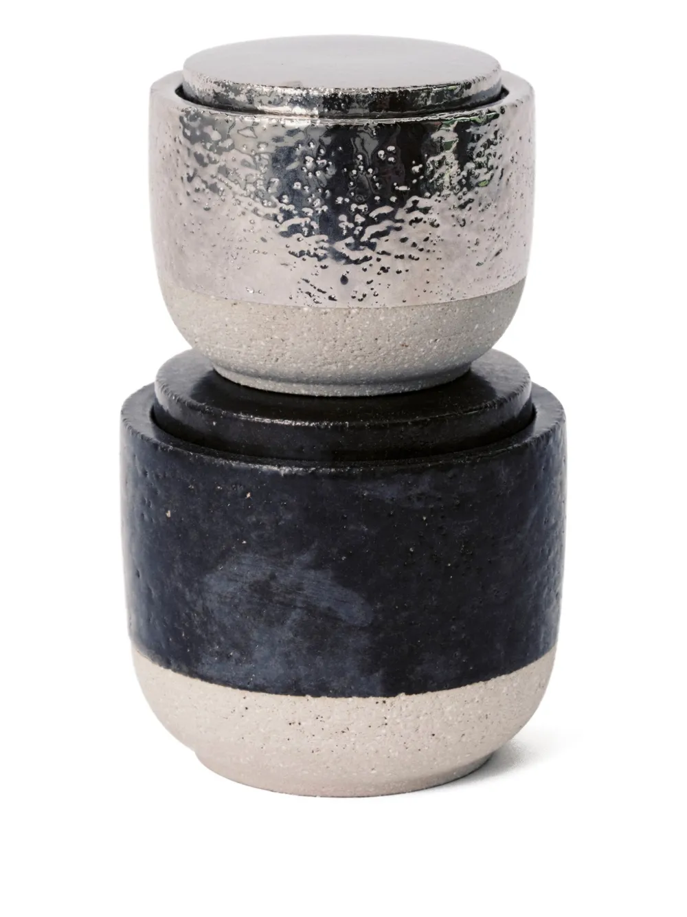 Serax X Studio Piet Burning Wood Ceramic Candle In Gray