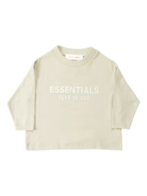 FEAR OF GOD ESSENTIALS KIDS logo-print long-sleeved T-shirt