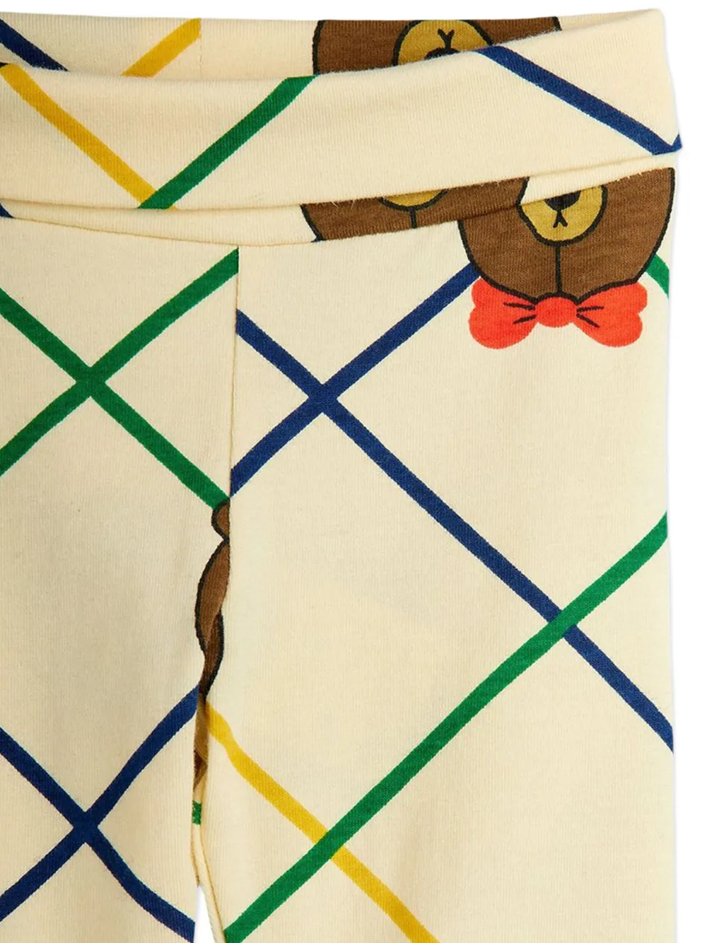 Mini Rodini Bear-print Trousers Set In Neutral