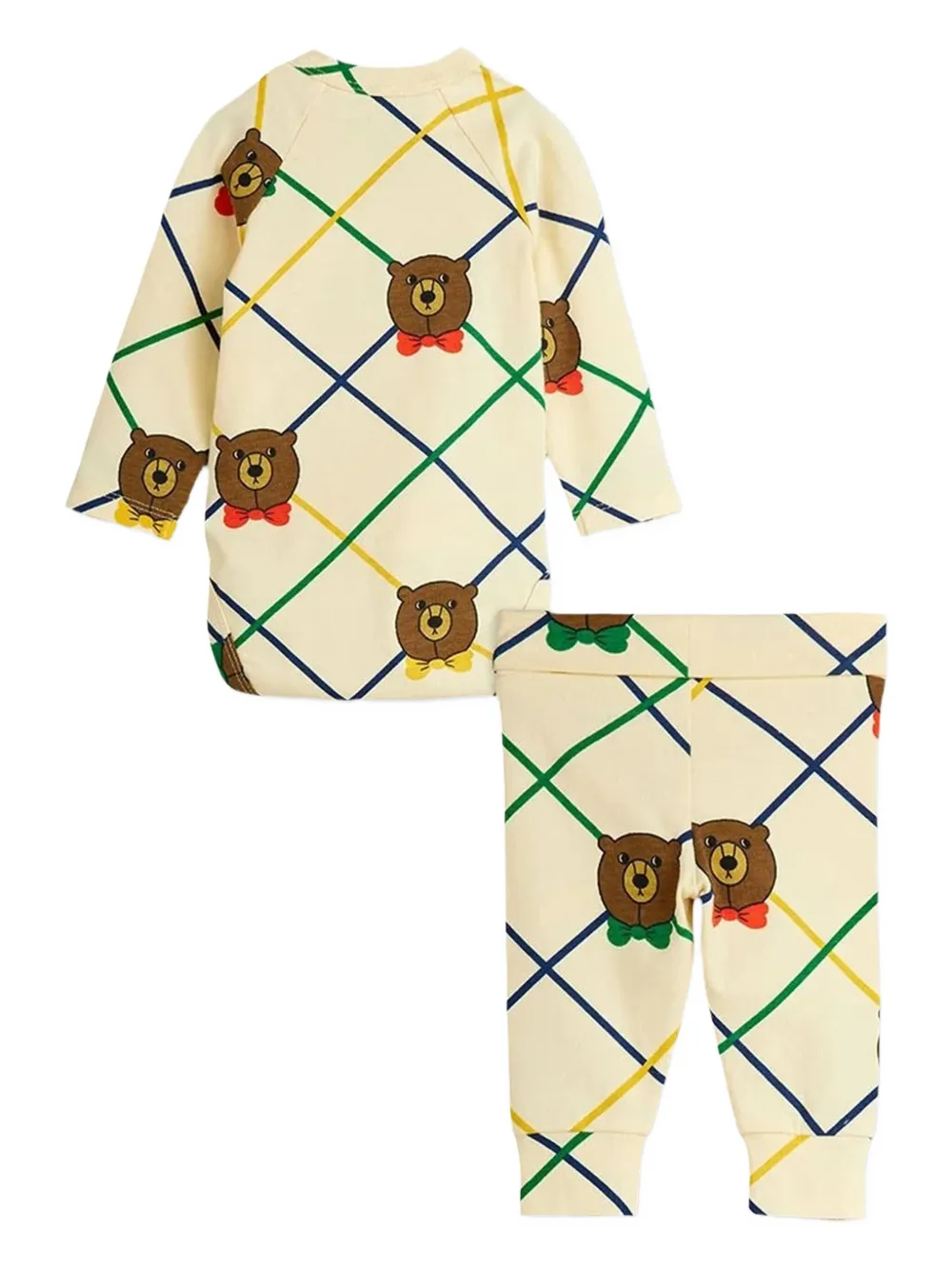 Mini Rodini bear-print trousers set | Trouser Sets | Image 2