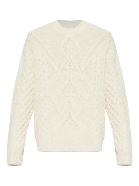 MARANT cable-knit crew-neck sweater