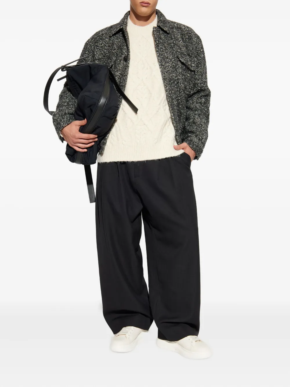 MARANT Kabelgebreide trui - Beige