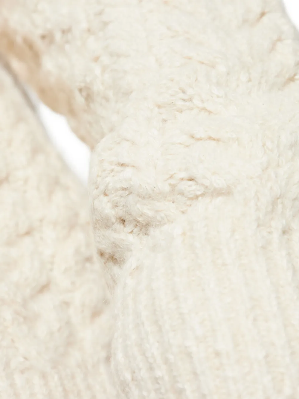 MARANT Kabelgebreide trui Beige