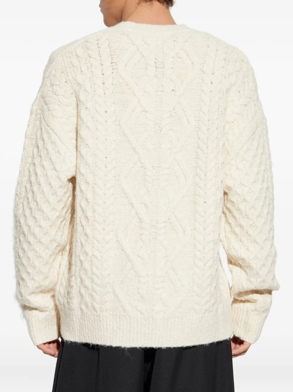 MARANT Kabelgebreide trui Beige