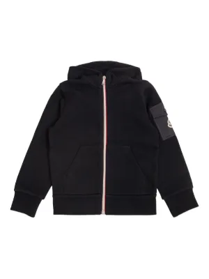 Moncler Enfant モンクレール・アンファン ロゴトリム パーカー - FARFETCH