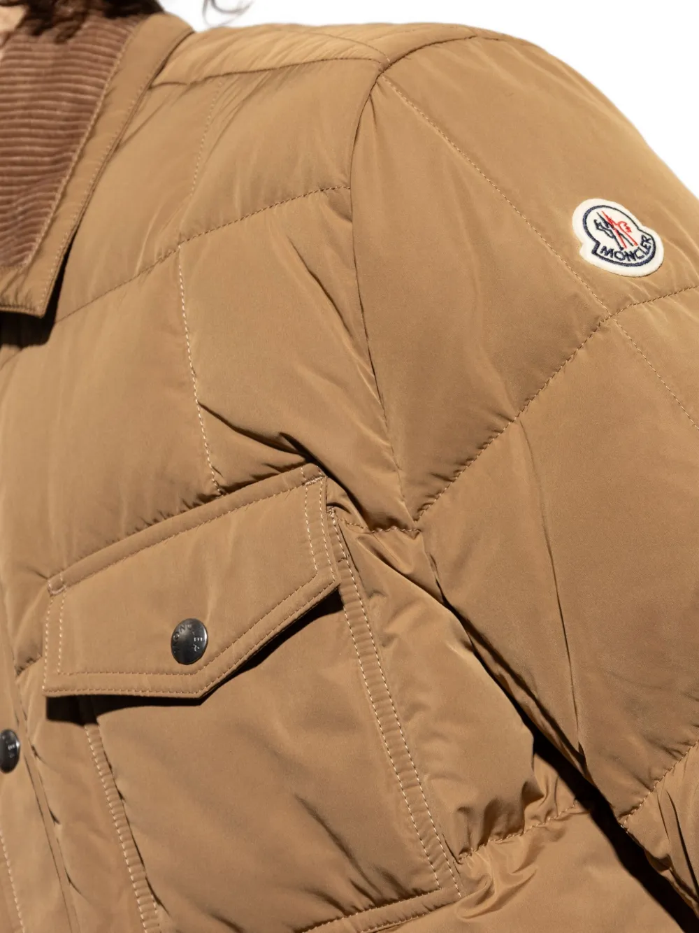 Moncler Marcilly donsjack Bruin