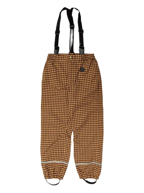 Mini Rodini Edelweiss houndstooth-pattern trousers