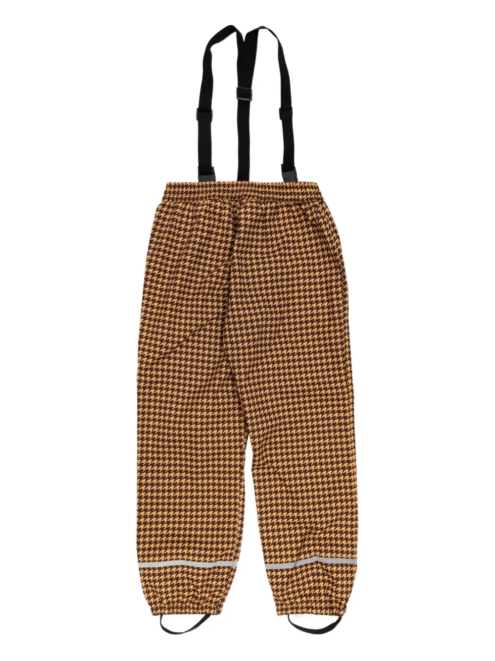 Mini Rodini Edelweiss houndstooth-pattern trousers | Girls Casual Trousers | Image 2