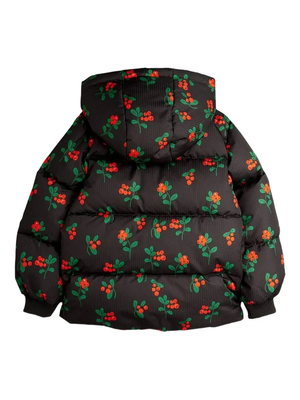 Mini Rodini chamarra capitonada con bayas estampadas | Chamarras capitonadas | Image 2