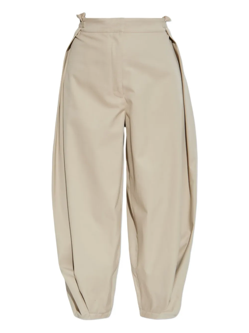 Loewe Pleated Balloon Trousers In Neutral