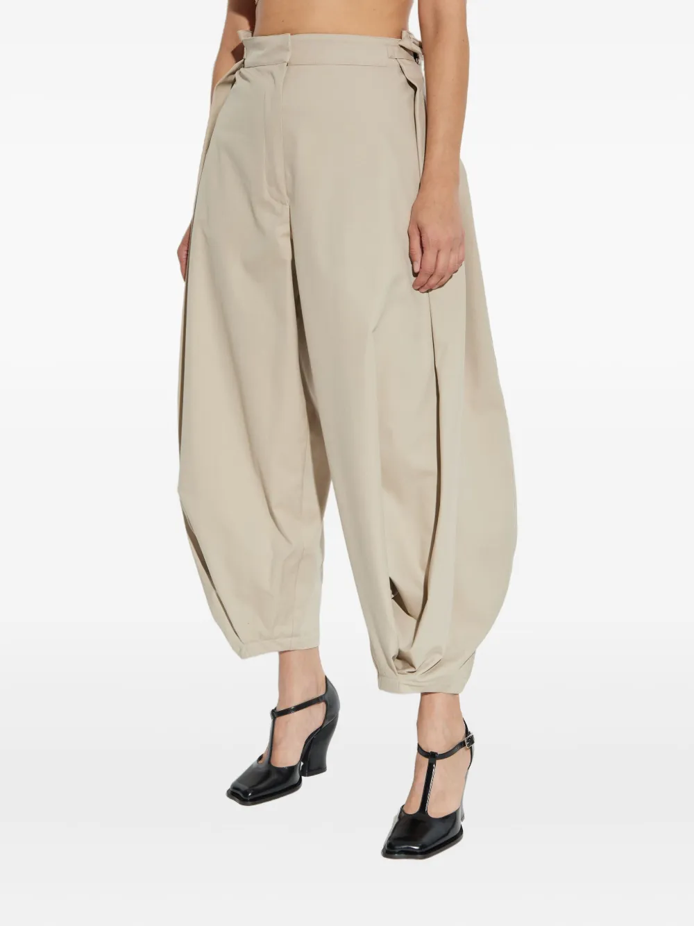 LOEWE بنطال منفوش بكسرات | ألوان محايدة | Image 1