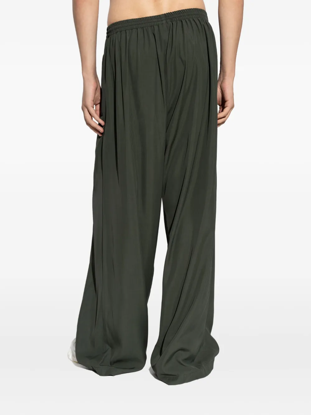 Balenciaga Trainingsbroek met elastische tailleband Groen