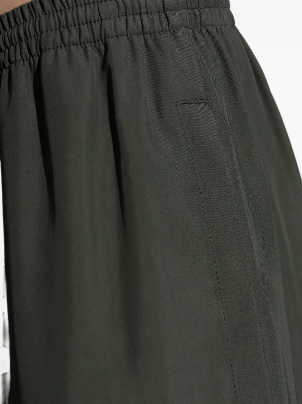 Balenciaga Trainingsbroek met elastische tailleband Groen