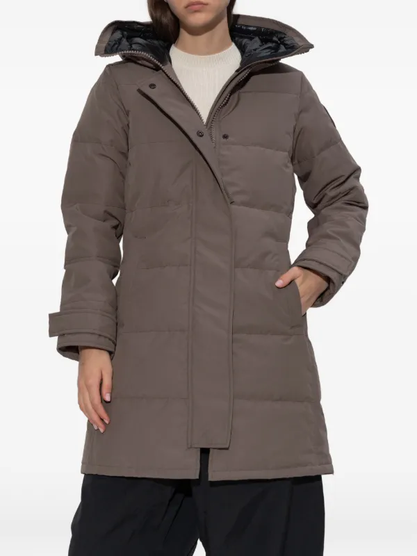 【美品】 のパデッドパーカーコート Canada Goose Shelburne パデッドパーカーコート | ブラウン | FARFETCH JP