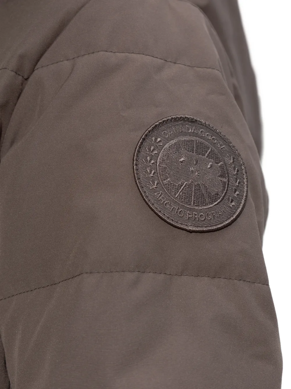 Canada Goose Shelburne Hooded Padded Parka In Brown