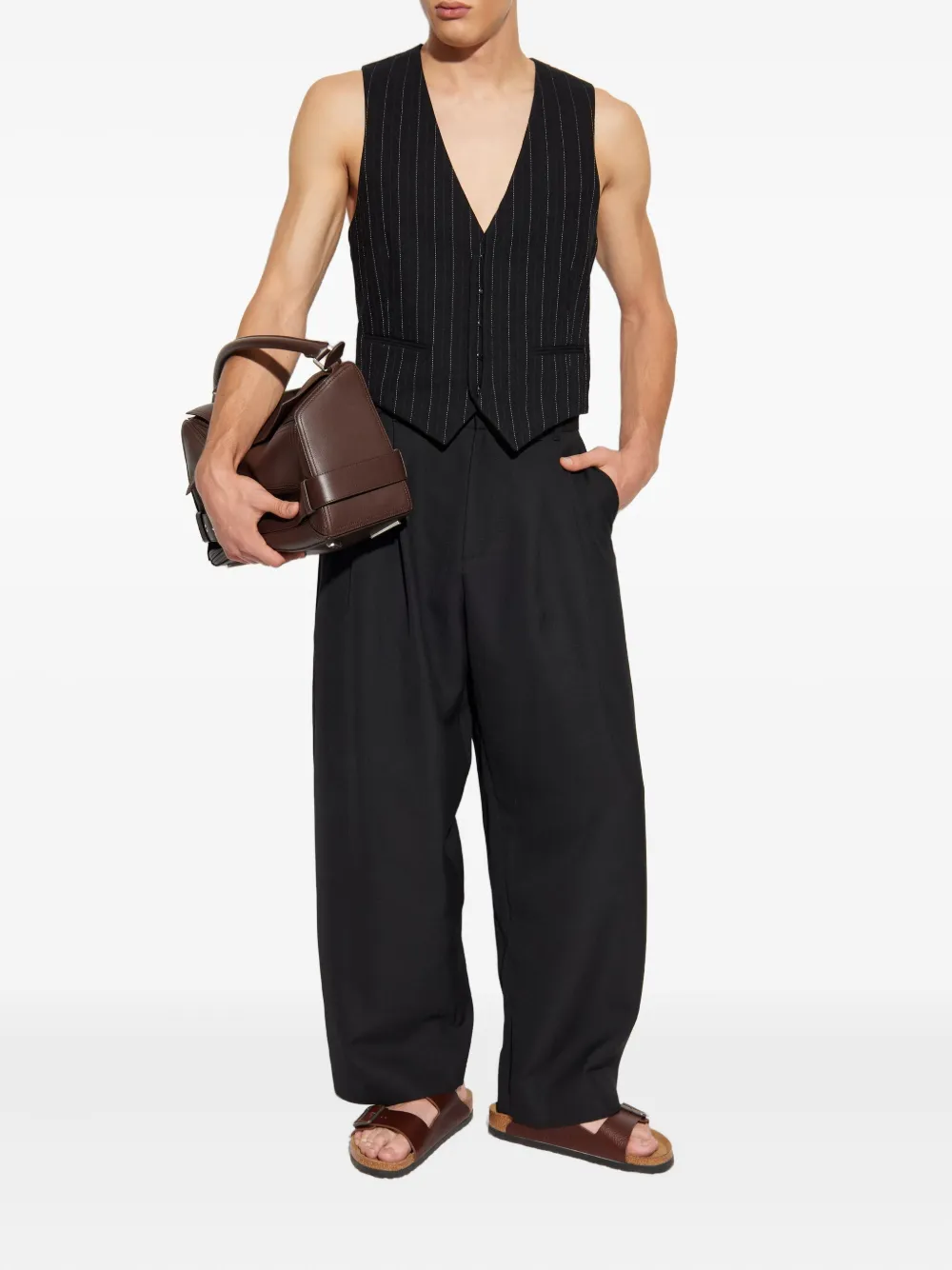 MARANT pinstripe sleeveless waistcoat | Waistcoats & Gilets | Image 2