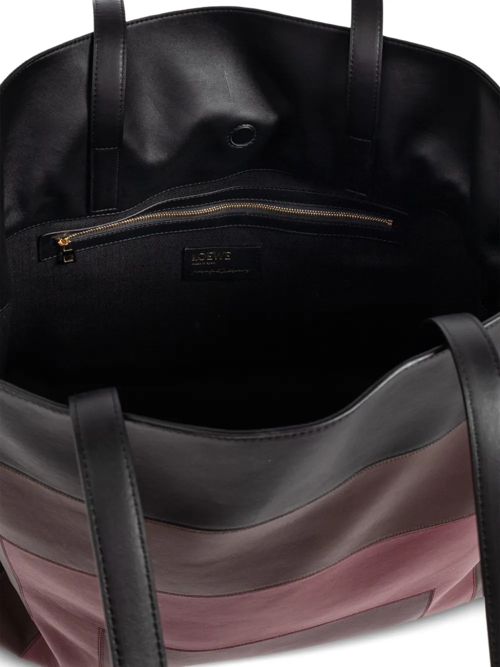 LOEWE x Albers XL Flamenco shopper met geknoopt detail en vlakken Zwart