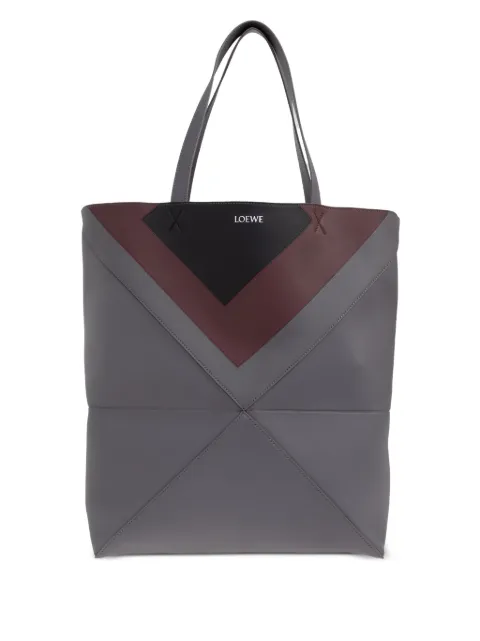 LOEWE large Puzzle Fold panelled tote bag