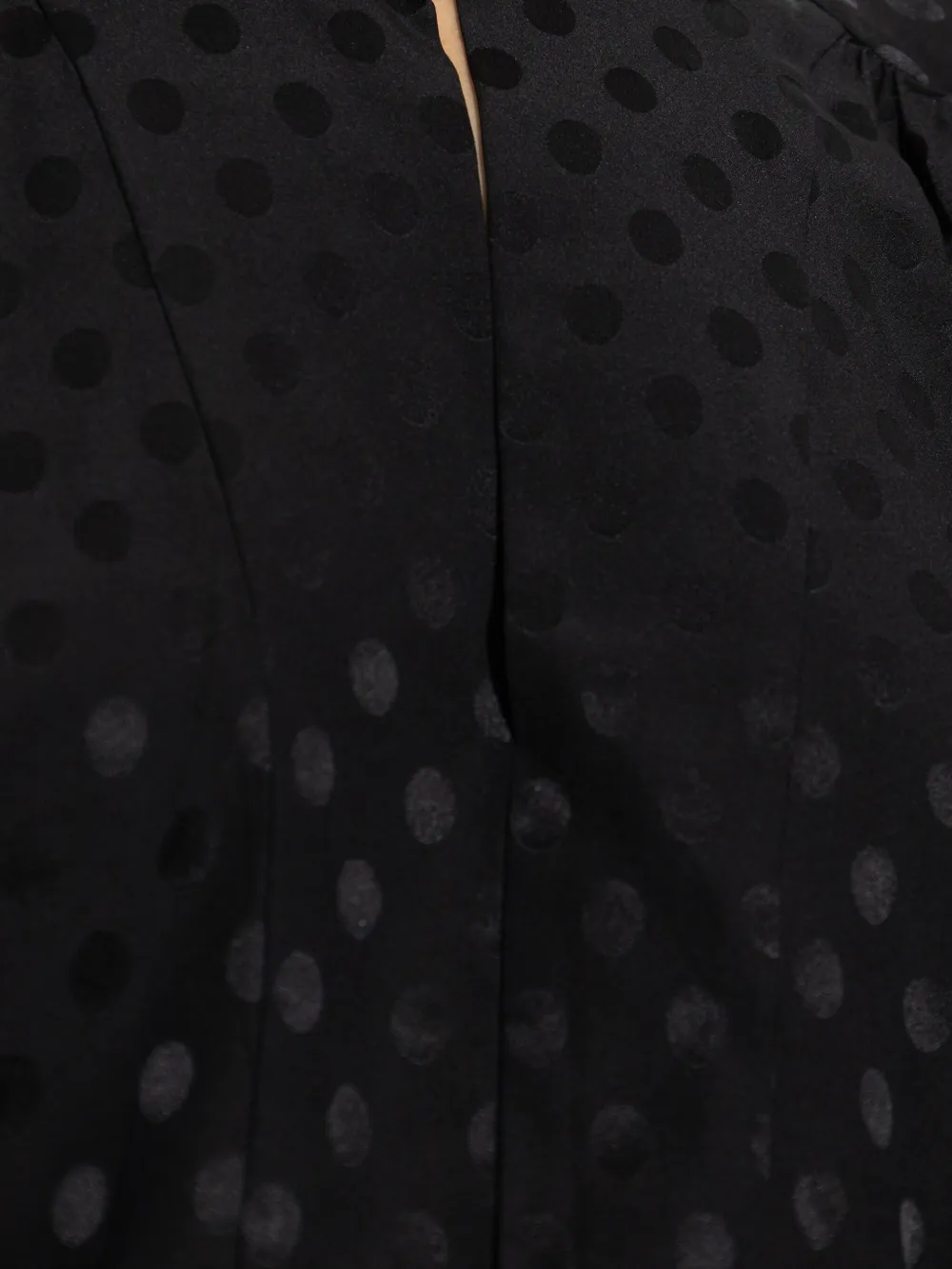 ISABEL MARANT Top met pofmouwen en stippen Zwart