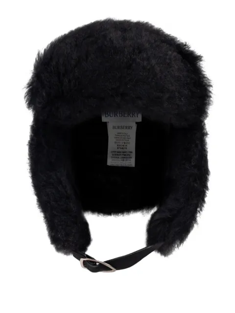 Burberry check wool hat