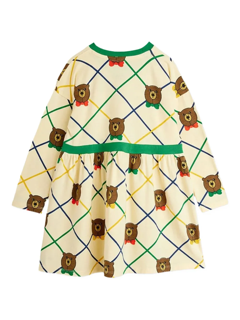Mini Rodini Bear checkered dress | Girls Casual Dresses | Image 2