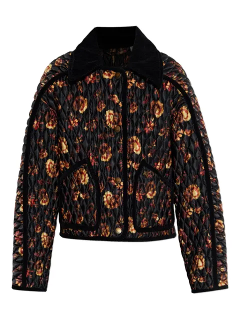 Burberry quilted floral-print jacket