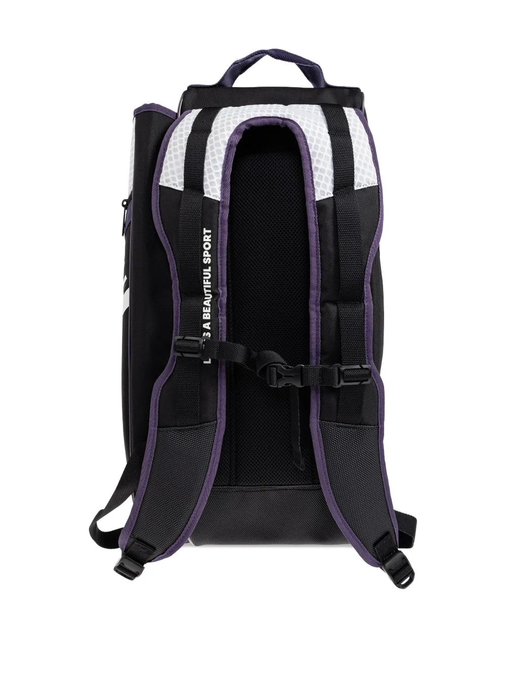 Lacoste Tennis rugzak met logoprint Zwart