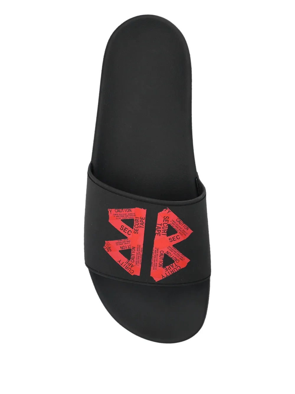 Balenciaga Slippers met logoprint Zwart