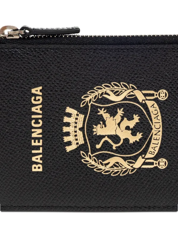 【値下不可】 BALENCIAGA 黒 パスポートケース カードケース Balenciaga パスポートグラフィック カードケース | ブラック