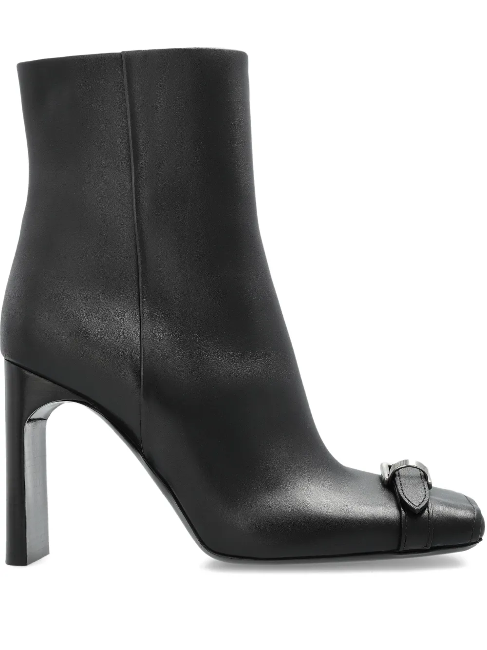 Balenciaga Bel Air laarzen met vierkante neus en gespdetail Zwart