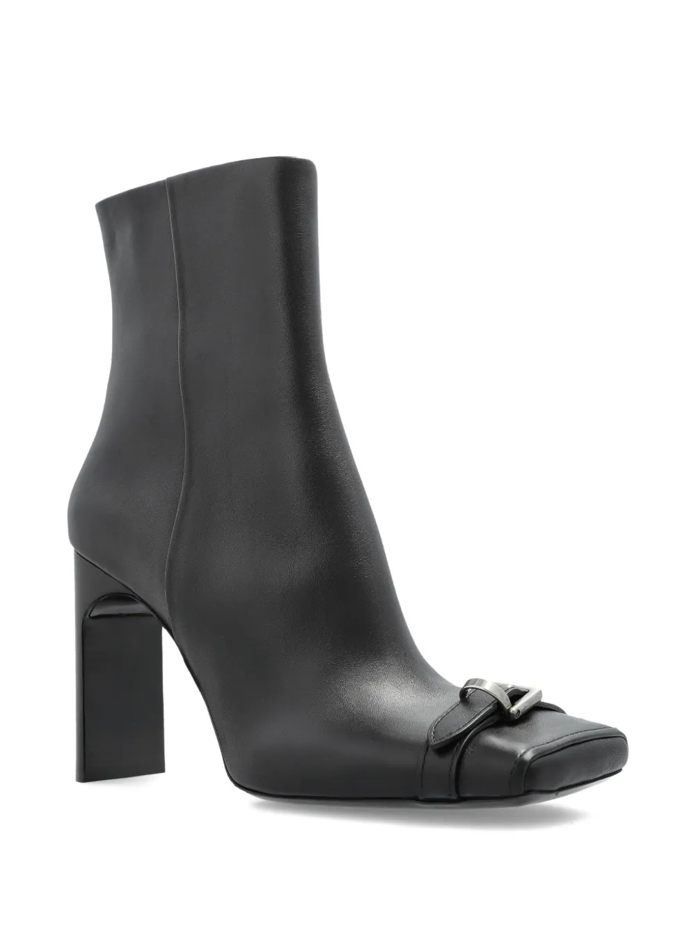 Balenciaga Bel Air laarzen met vierkante neus en gespdetail Zwart