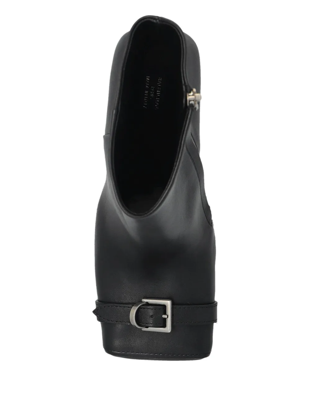 Balenciaga Bel Air laarzen met vierkante neus en gespdetail Zwart