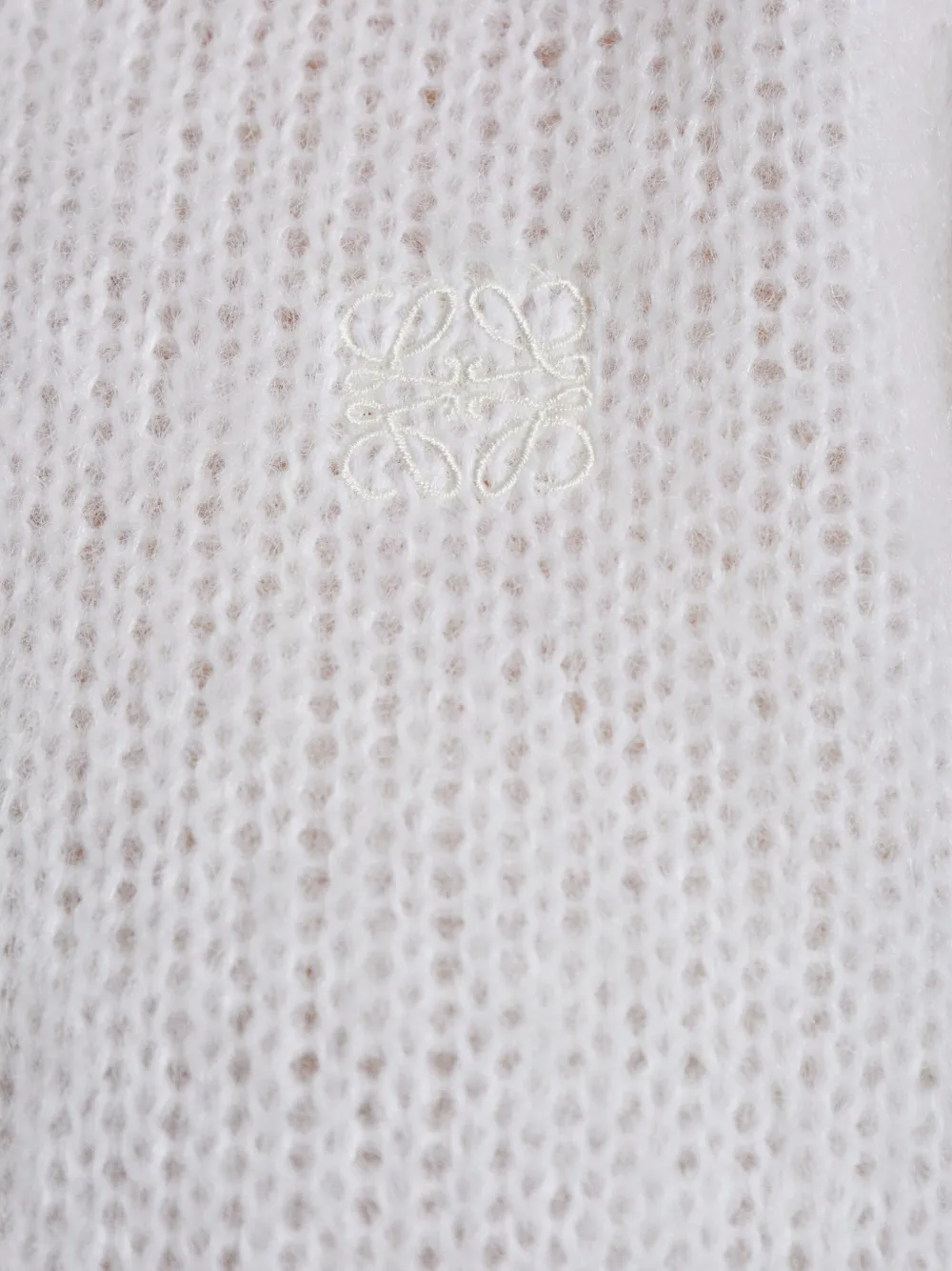 Loewe Wool Cardigan In White