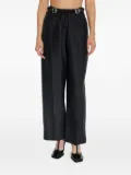 LOEWE belted elastic-waist trousers - Black