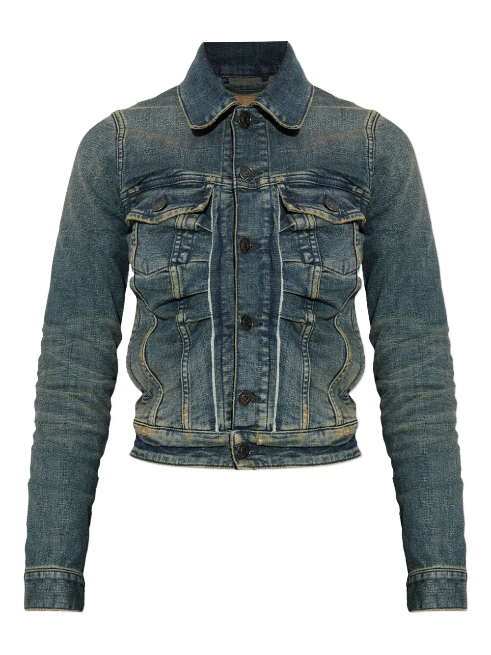 Balenciaga button-fastening denim jacket | Blue | Image 1
