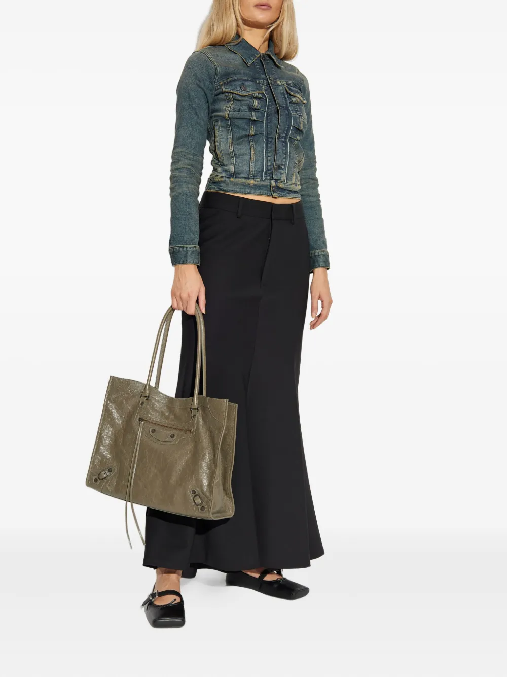 Balenciaga button-fastening denim jacket | Denim Jackets | Image 2