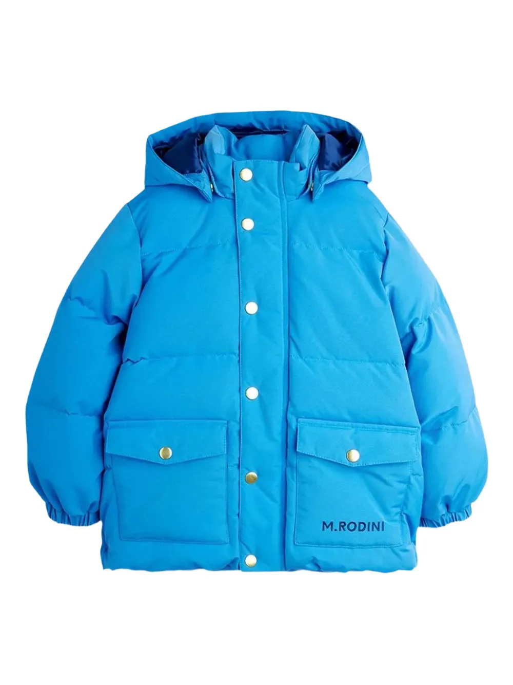 Mini Rodini chamarra capitonada con capucha | azul | Image 1