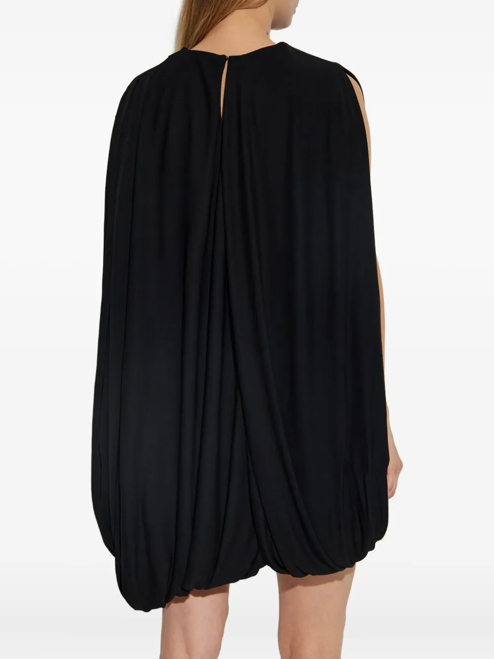 LOEWE Gedrapeerde mini-jurk Zwart