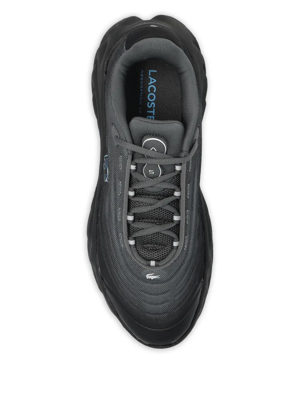 Lacoste Sneakers met logopatch Zwart