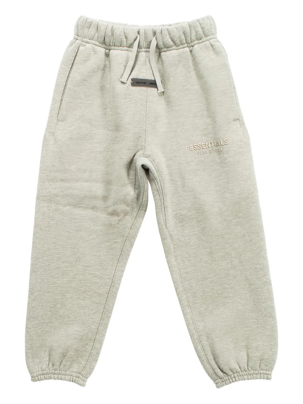 Essentials Logo-detail Track Pants In Gray